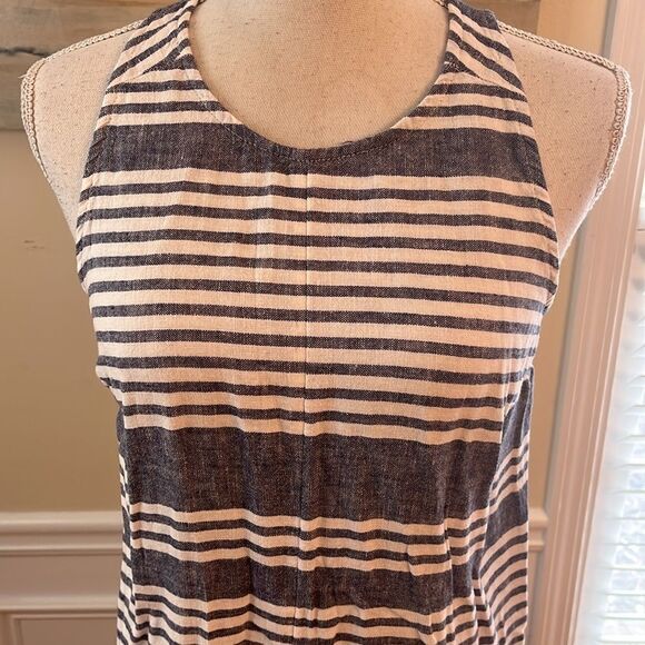 Old Navy Navy and White Striped Dress - Picture 2 of 10